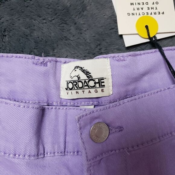 NWT Jordache Women's High Rise Straight Leg Purple / Mauve Wash Jeans, size 16 - Picture 10 of 15